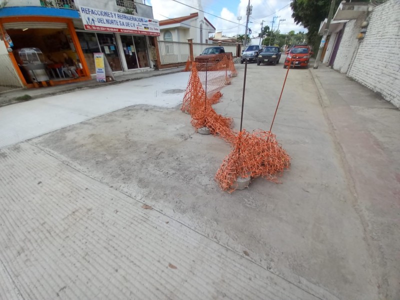 Vecinos se imponen vigilando obra en Tuxpan