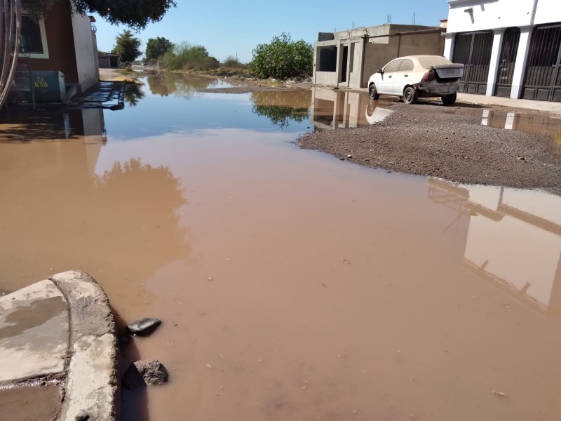 Cuento de nunca acabar, su calle se convierte en laguna