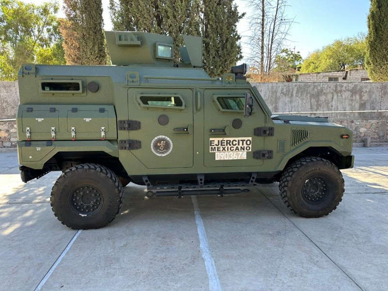 Vehículos blindados “Ocelot” del ejército llegan a Nogales para reforzar seguridad fronteriza