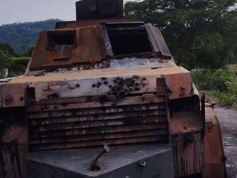 Vehículos monstruos usados en Chiapas por crimen organizado