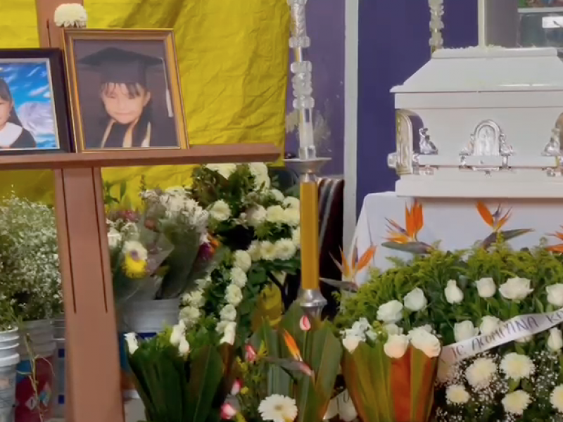 Velan a Kathia menor que recibió un disparo en Chalco