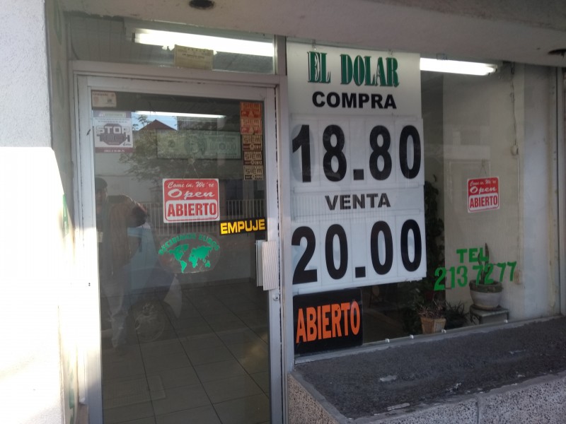 Ven dolar arriba de 20 pesos en 2019