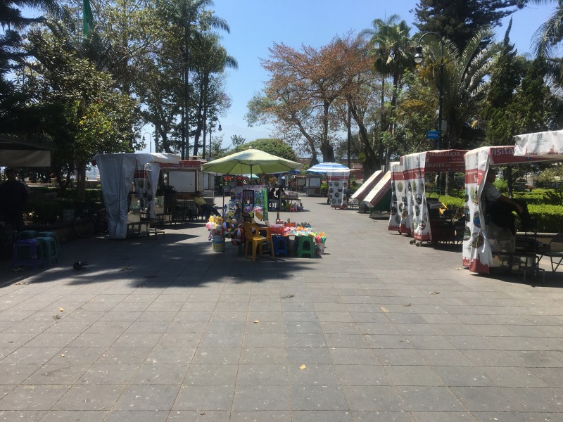 Vendedores del Parque Juárez duramente afectados por covid-19