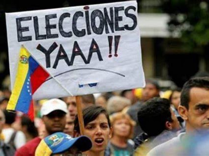 Venezolanos exigen en Ciudad de México elecciones libres