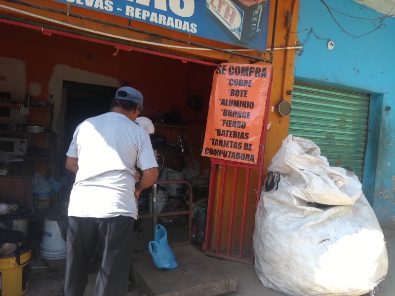 Venta de cobre, una práctica prohibida pero frecuente