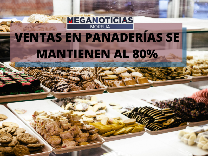 Ventas en panaderías se mantienen al 80%