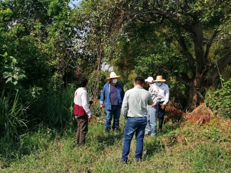 Verifican daños en muro de contención del Río Cazones