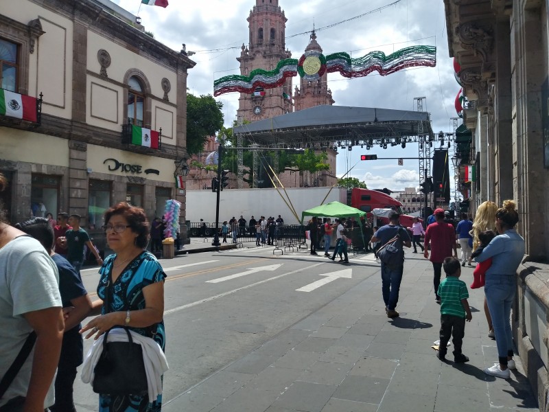 Verifican últimos detalles para El Grito en Morelia