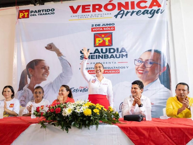 Verónica Arreaga arranca campaña a diputación local Distrito 11