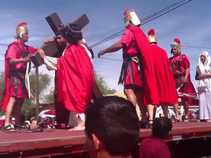 Viacrucis de Juárez Durango a punto de desaparecer