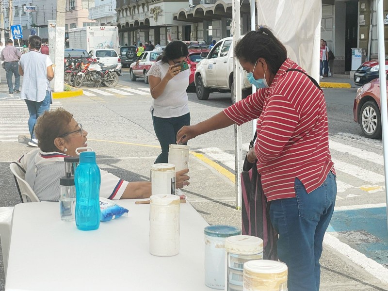 Vicentinas de Tuxpan realizaron último boteo del año