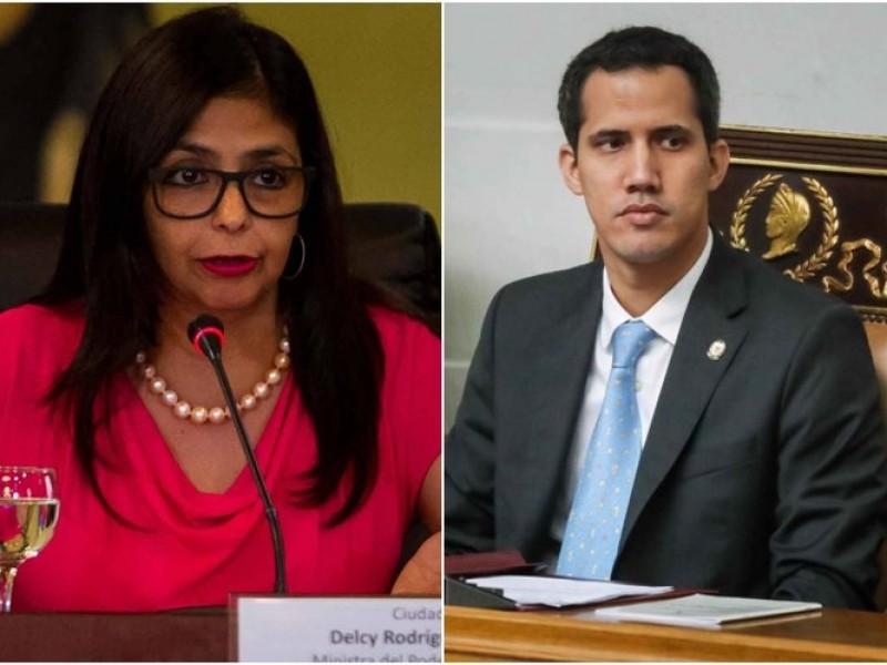 Vicepresidenta venezolana Delcy Rodríguez amenaza a Guaidó