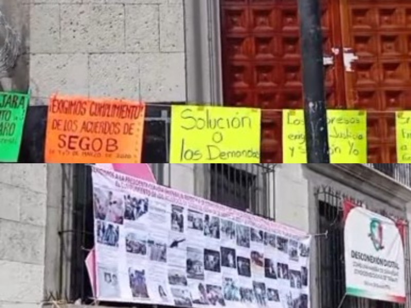 Víctimas de conflicto 2006-2007 bloquean juzgados en Oaxaca