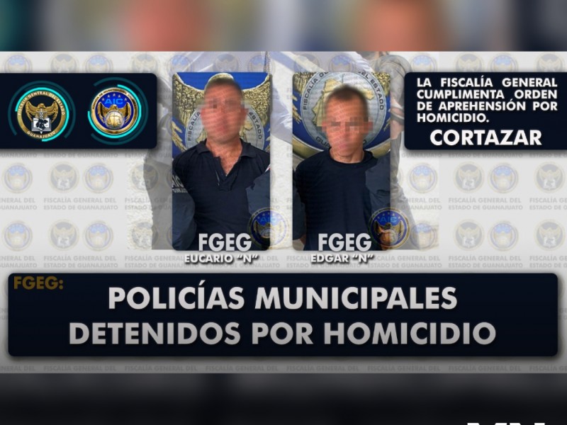 VIDEO: Capturan a policías que se les acusa de homicidio