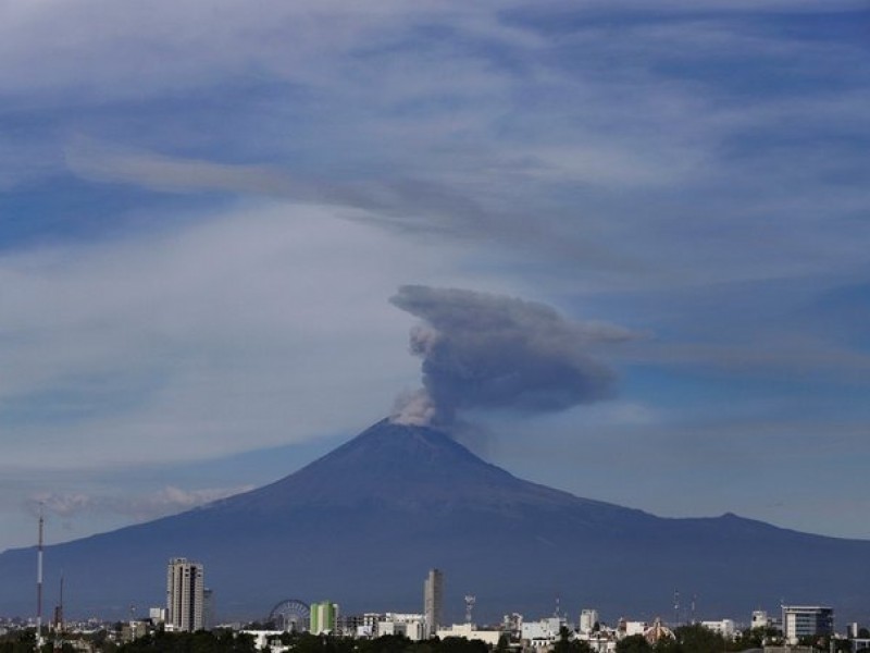 (VIDEO) Popocatépetl registra explosión durante la madrugada