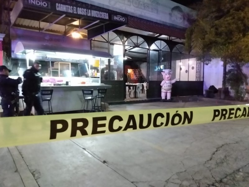 VIDEO Rafaguean taquería en La Huizachera