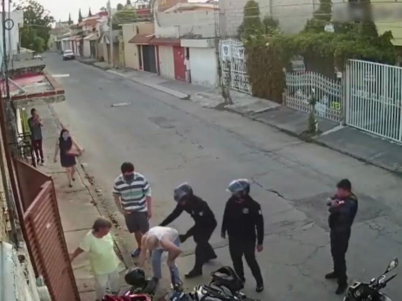 (VIDEO) Revelan grabación de muerte de abuelito en colonia Universidades