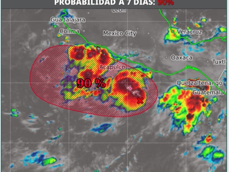 ¡Vienen más lluvias! Otro ciclón tropical en formación en el Pacífico mexicano