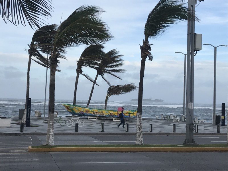 Viento del norte  podría alcanzar los 95km/h en costa