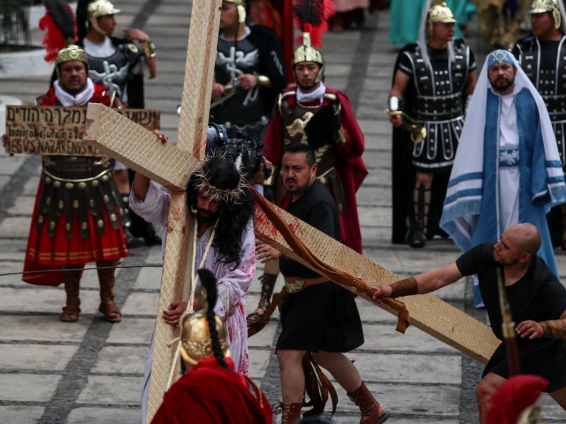 Viernes Santo 2023 en Iztapalapa: La pasión de Cristo