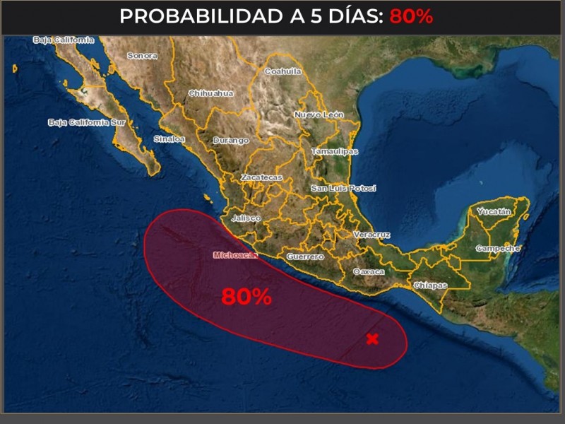 Vigilan desarrollo ciclónico en el Pacífico; Colima espera lluvias fuertes