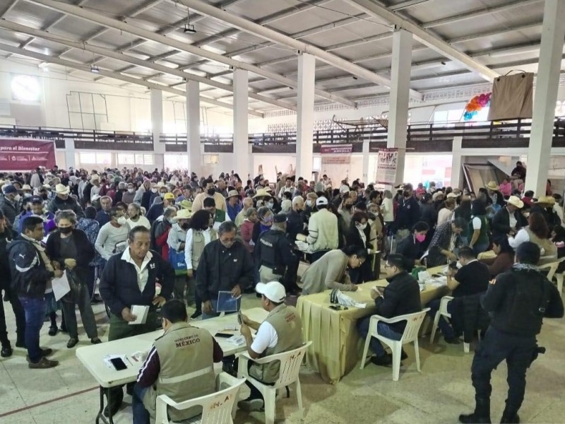 Vigilan jornada de entrega de pensiones en Tamiahua