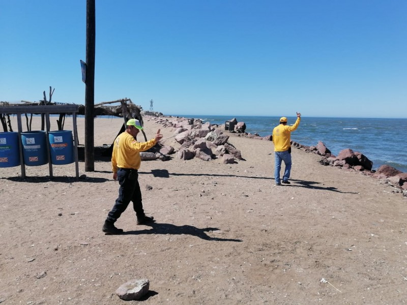 Vigilan restricción de playas