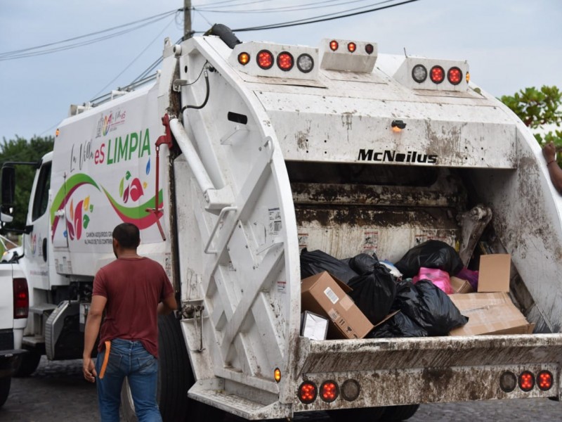 Villa de Álvarez sí recolectará basura este lunes