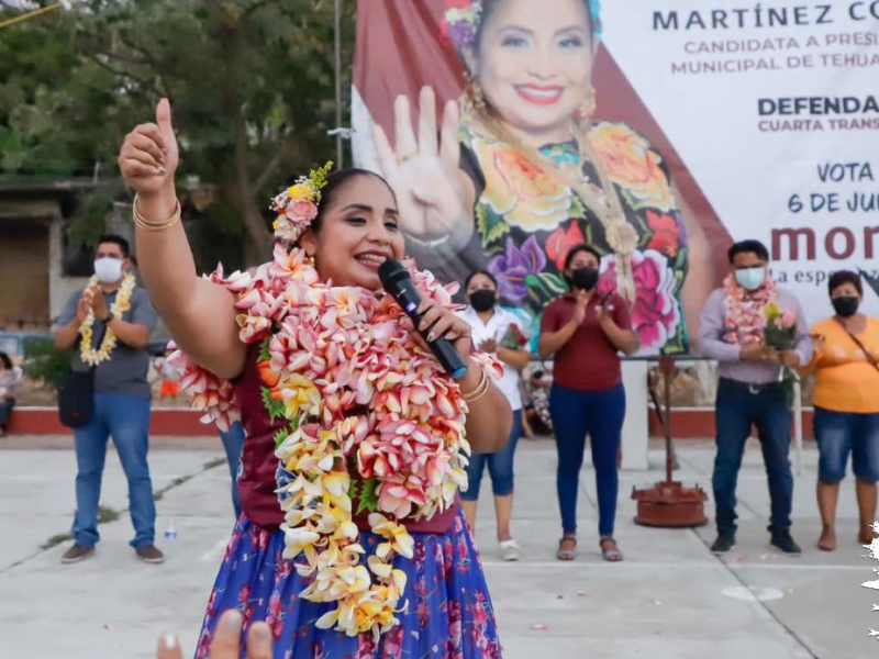 Vilma Martínez logra la reelección en Tehuantepec; gana resultados preliminares
