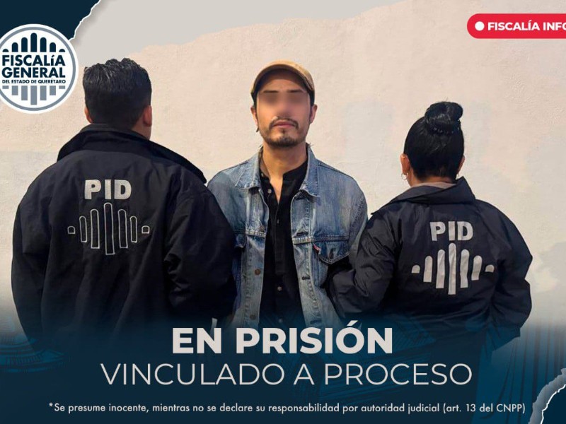Vinculado y en prisión por feminicidio en El Marqués