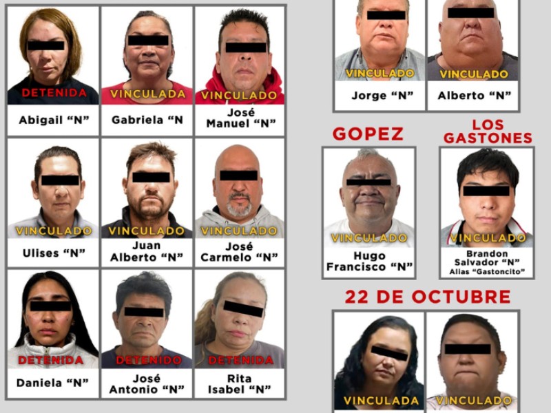 Vinculan a 11 ligados a sindicatos por el presunto delito de despojo