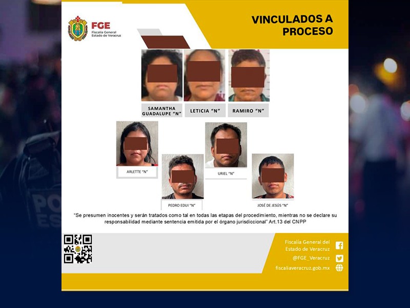 Vinculan a 7 presuntos miembros del CJNG en Veracruz