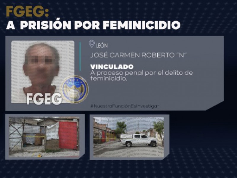 Vinculan a José por el feminicidio de su esposa