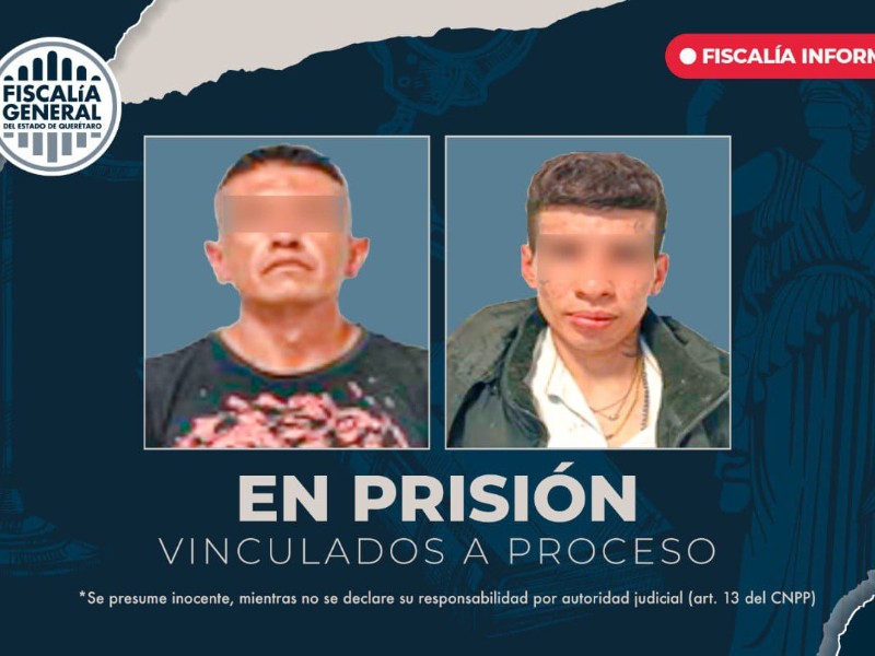 Vinculan a proceso a dos personas por robo con violencia