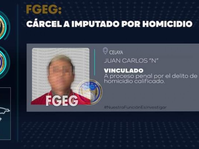 Vinculan a proceso a hombre por homicidio