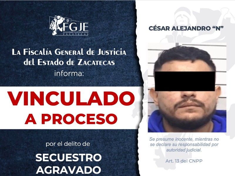 Vinculan a proceso a hombre por secuestro agravado ocurrido en Jalpa ...