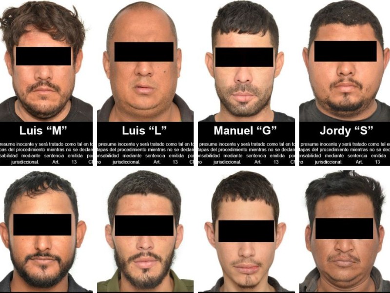 Vinculan a proceso a ocho hombres armados detenidos en Angostura