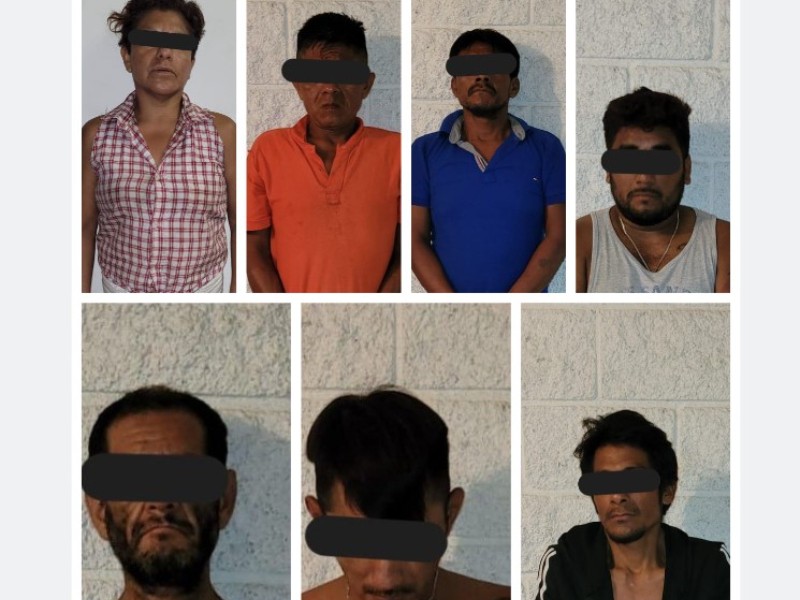 Vinculan a proceso a siete personas por narcomenudeo en la Costa
