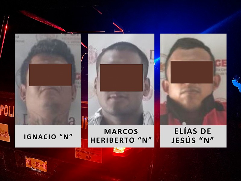 Vinculan a proceso a tres hombres por extorsión en Nanchital