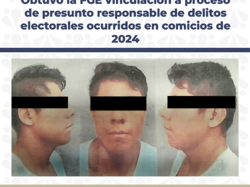 Vinculan a sujeto por delitos electorales