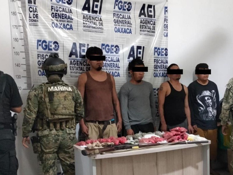 Vincularon a proceso a cuatro hombres por narcóticos en la Costa