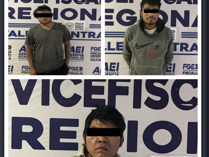 Vincularon a proceso a tres detenidos por robo en Tlalixtac