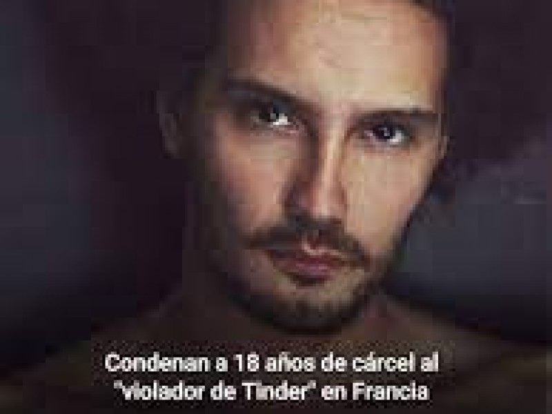 Violador de Tinder condenado a 18 años en Francia