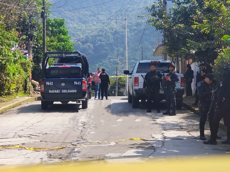 Violencia en Rafael Delgado deja tres muertos y una mujer herida
