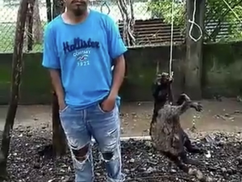 Viralizan caza de supuesto nahual en el sur de Veracruz