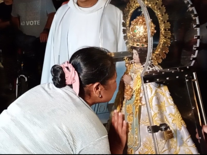 Virgen de Zapopan visita a damnificados de Lomas de Tabachines