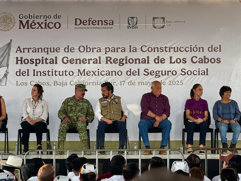 Visita Claudia Sheinbaum municipio de Los Cabos, por importante obra