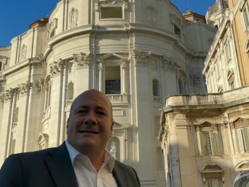 Visita Enrique Alfaro al Papa Francisco