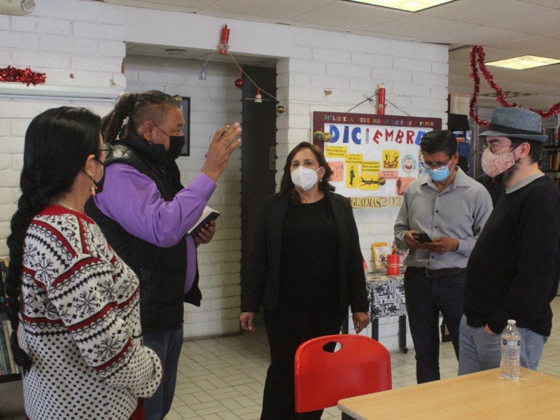 Visita Guaymas Director General de Bibliotecas