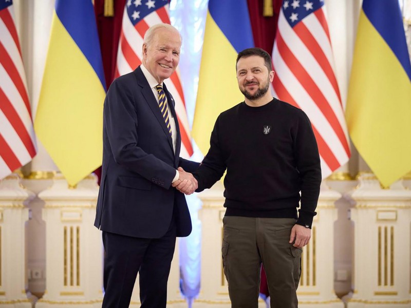 Visita sorpresa de Biden a Kiev